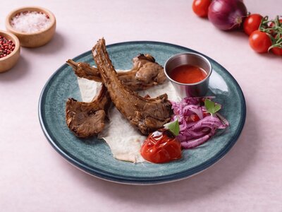 Шашлык из бараньей корейки