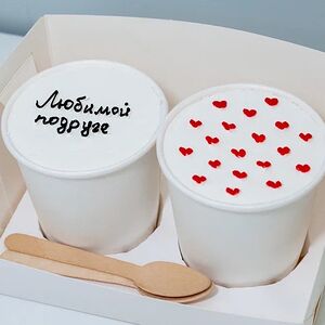 Десерт Торт в стакане «Любимой подруге» 