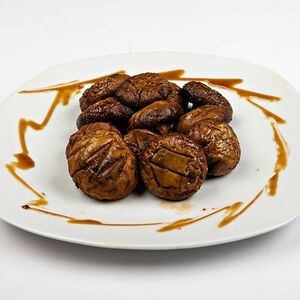 Шампиньоны на мангале