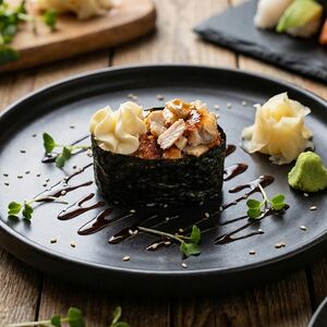 Гункан сырный с угрем