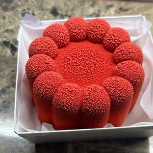 Муссовый бенто-торт красный 1