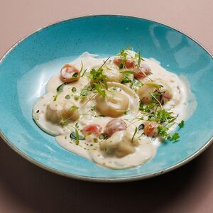 Равиоли с креветкой