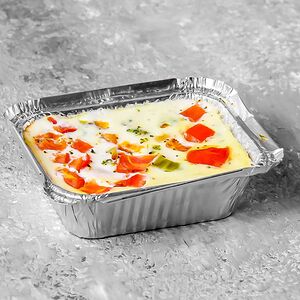 Омлет белковый с куриным филе