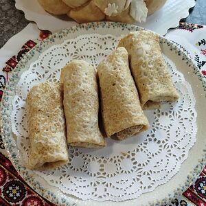 Блин с ветчиной и сыром 