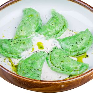 Вареники с сёмгой