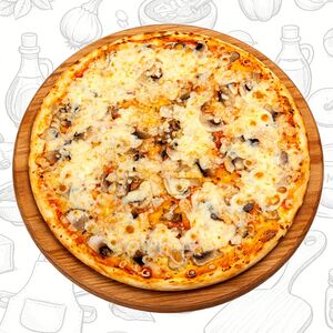 Пицца с грибами  