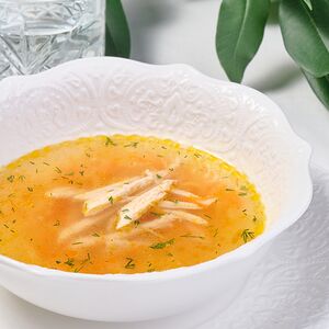 Куриный суп с домашней пастой