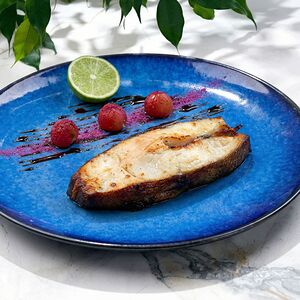 Стейк из черного палтуса