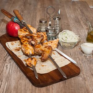 Шашлык из куриного филе