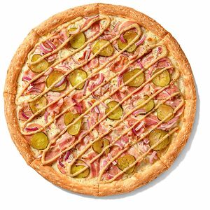 Мега пицца с беконом Большая Традиционное
