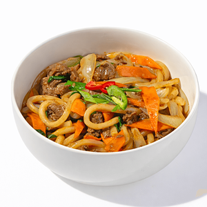 Лапша удон с говядиной