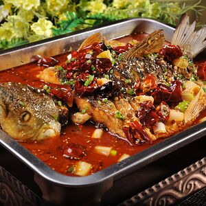 Чунцинская ваньчжоуская жареная рыба 