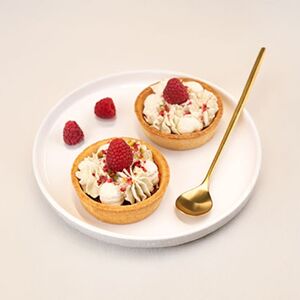 Тарталетка Фисташка-малина постная