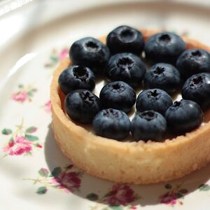 Тарт Голубика-маскарпоне