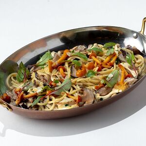 Паста с лесными с грибами