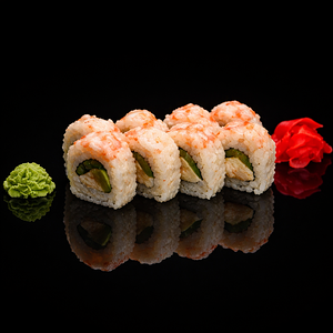 Ролл эби с креветкой