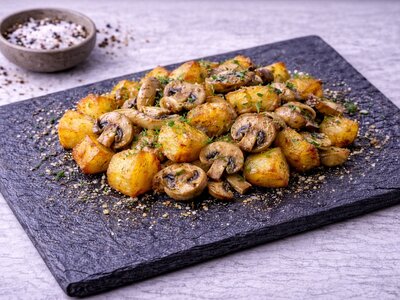 Жареная картошка по-грузински