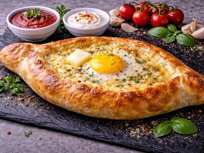 Хачапури по-аджарски
