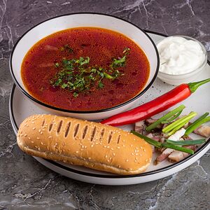 Борщ с говядиной