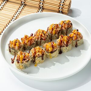 Лонг-ролл с креветкой и крабом