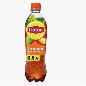 Липтон Черный чай Персик 