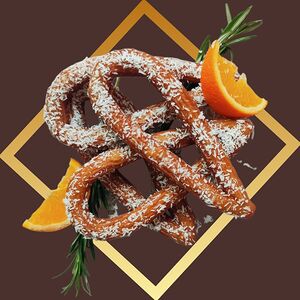 Чуррос Loops в кокосовой глазури и стружке 
