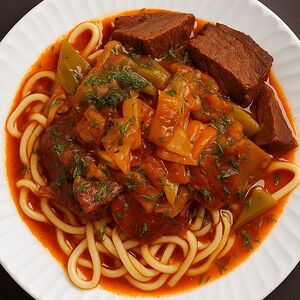 Уйгурский лагман 