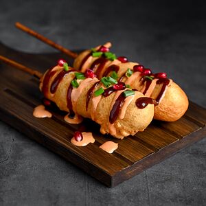 Корн-дог с моцареллой