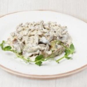 Телячья печень по-строгановски