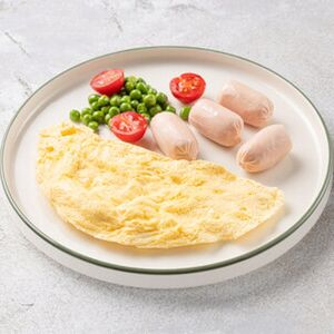 Омлет с мини-сосисками