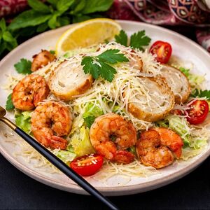 Цезарь с креветками