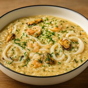 Ризотто с морепродуктами
