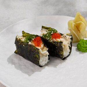 Острый суши с крабом (2 шт.)