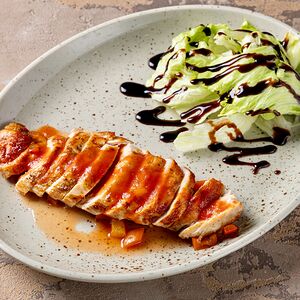 Куриная грудка под кисло-сладким соусом