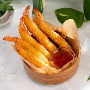 Креветки темпура