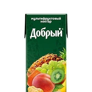 Сок Добрый мультифрукт 0,2л