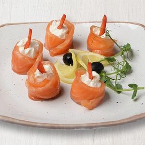 Рулетики из семги