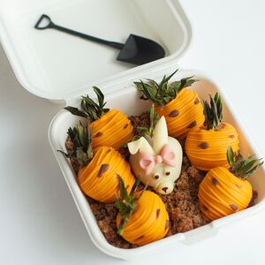 Набор Зайке клубника в шоколаде