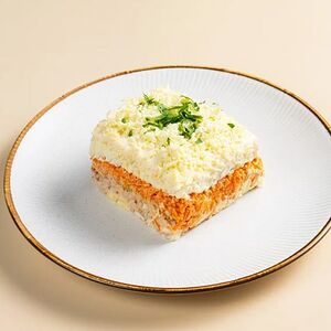 Салат Мимоза с красной рыбой