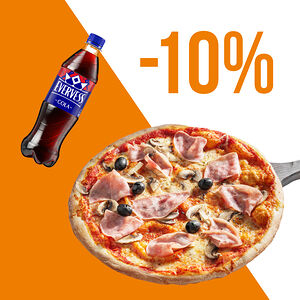 Портобелло и Evervess-кола