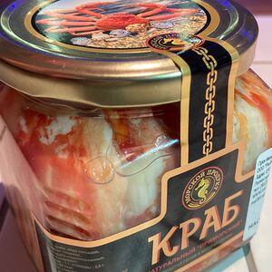 Мясо краба в собственном соку