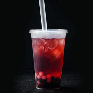 Ягодный бабл ти (холодный)