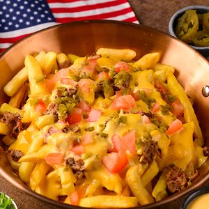 Заряженная картоха с копченой свининой