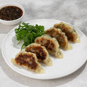 Гёдза с треской и лососем