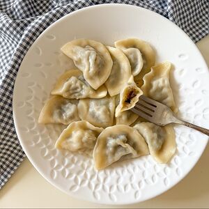 Вареники с картофелем и шампиньонами 