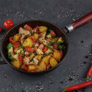 Сковорода с курицей