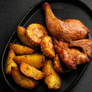 Цыпленок, пожаренный на гриле