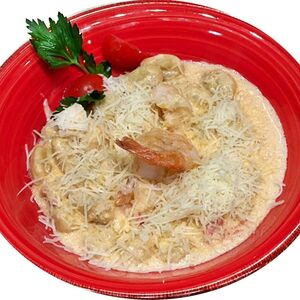 Ньоки с креветкой