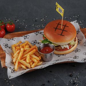 Бургер с курицей 