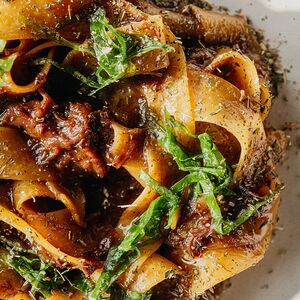 Паппарделле с лосятиной